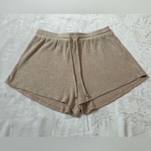 Lulus Ribbed Knit Shorts | Size Small